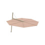 Versa PX okrugli suncobran, R 350 cm, Grey Beige RAL 1019, Nectar
