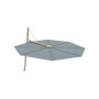 Versa PX runder Sonnenschirm, R 350 cm, Grey Beige RAL 1019, Acqua