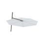 Versa PX ombrellone rotondo, R 350 cm, Earth Clay (ref. RAL 7006), Solidum Natural