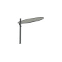Eclipsum PX ombrellone rotondo, R 300 cm, Nero RAL 9005, Solidum Grey