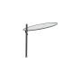 Eclipsum PX ombrellone rotondo, R 300 cm, Nero RAL 9005, Sunbrella Marble