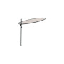 Eclipsum PX okrugli suncobran, R 300 cm, Crna RAL 9005, Lin