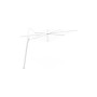 Spectra Forward ombrellone, 250 x 250 cm, Bianco, Solidum Natural