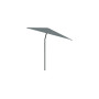 Nata square umbrella, 230 x 230 cm, Black RAL 9005, Sunbrella Flanelle