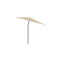 Nata kvadratni suncobran, 230 x 230 cm, Crna RAL 9005, Sunbrella Sand