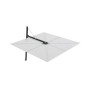 Versa PX kvadraten senčnik, 300 x 300 cm, Črna RAL 9005, Solidum Natural