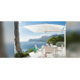 Paraflex WALL round umbrella, R300 cm with NEO arm and wall mount, setting 7