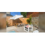 Paraflex WALL okrugli suncobran, R270 cm, s NEO rukom i zidnim nosačem, ambijent 5