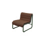 Cane-line Al Dente Loungesessel, Dunkelgrün, Kissen Y192 Delight Wüstenrot
