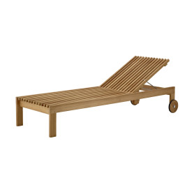 Cane-line Amaze lettino, teak