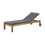 Cane-line Amaze Sonnenliege, Teak, Kissen Natté Grau