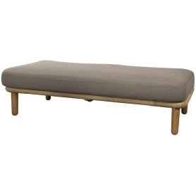 Cane-line Arch modul dvosjeda, prirodna/taupe