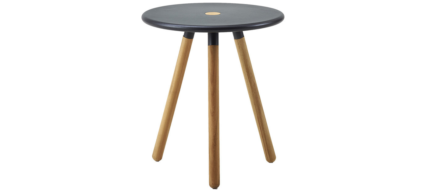 Cane-line Area table/stool, teak/lava grey