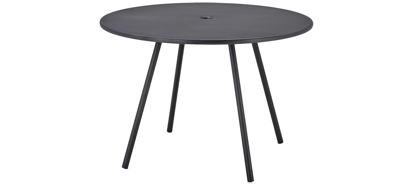 Cane-line Area dining table, lava grey