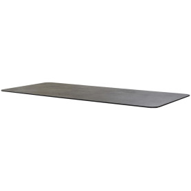 Cane-line Tischplatte 210 x 100 cm, Keramik, Fossil Schwarz