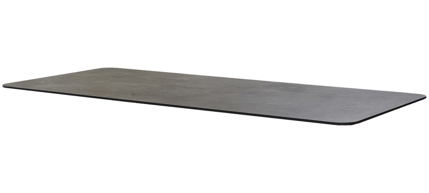 Cane-line mizna plošča 210 x 100 cm, keramika, fossil črna