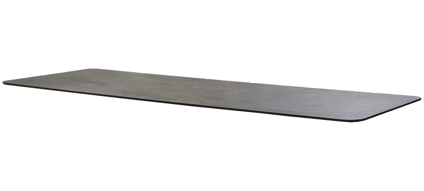 Cane-line table top 280 x 100 cm, ceramic (P280X100RCCO), fossil black