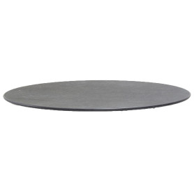 Cane-line mizna plošča Ø 70 cm, keramika, fossil črna