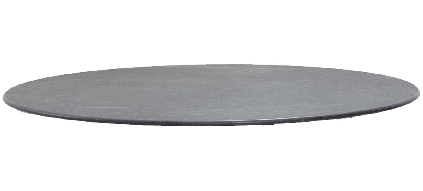 Cane-line table top Ø 90 cm, ceramic, fossil black