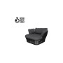 Cane-line Basket poltrona lounge, grafite/grigio