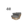 Cane-line Basket poltrona lounge, naturale/tortora