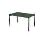 Cane-line Bliss rectangular dining table, dark green