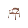 Cane-line Bliss lounge chair (outdoor), desert red