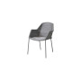 Cane-line Breeze sedia da pranzo, impilabile, grigio chiaro