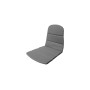 Cane-line Breeze dining chair seat and back cushion, Natté Grey