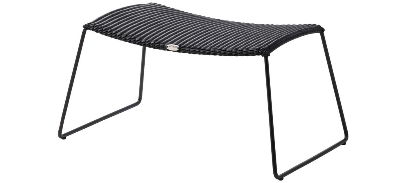 Cane-line Breeze footstool, black