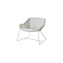 Cane-line Breeze poltrona lounge, grigio bianco
