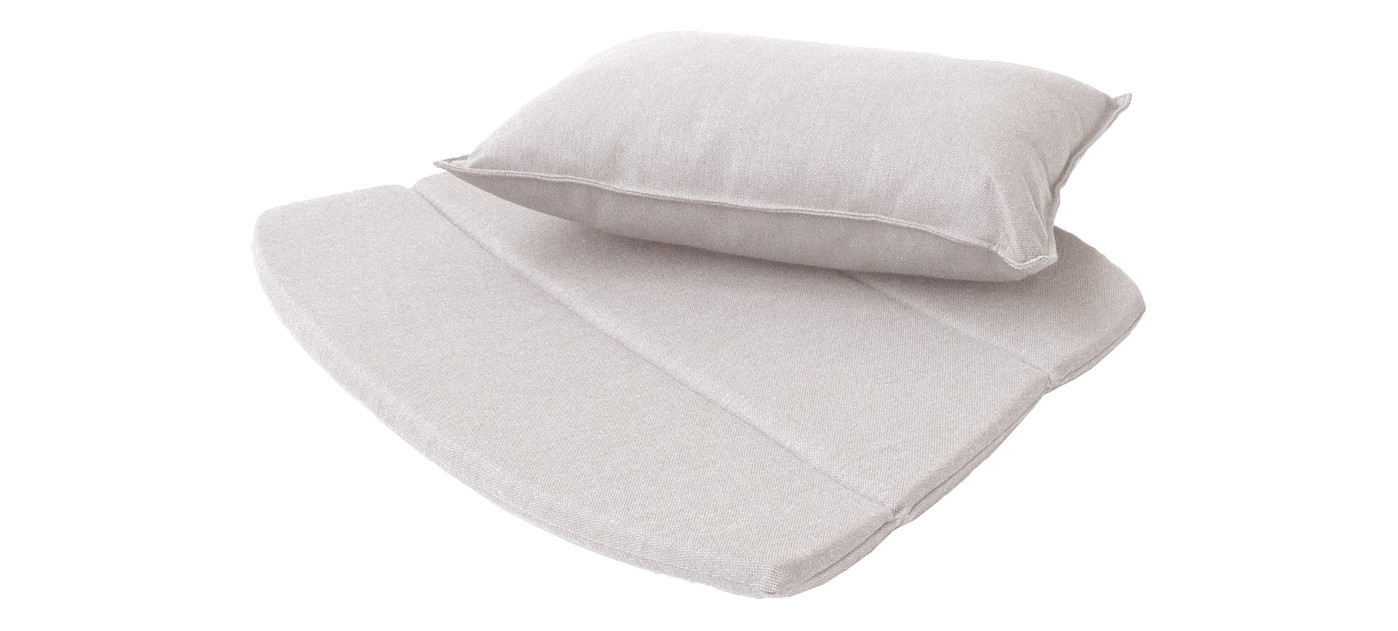 Cane-line Breeze lounge chair cushion set, Natté Sand
