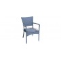 Cage Open armchair, color: grey