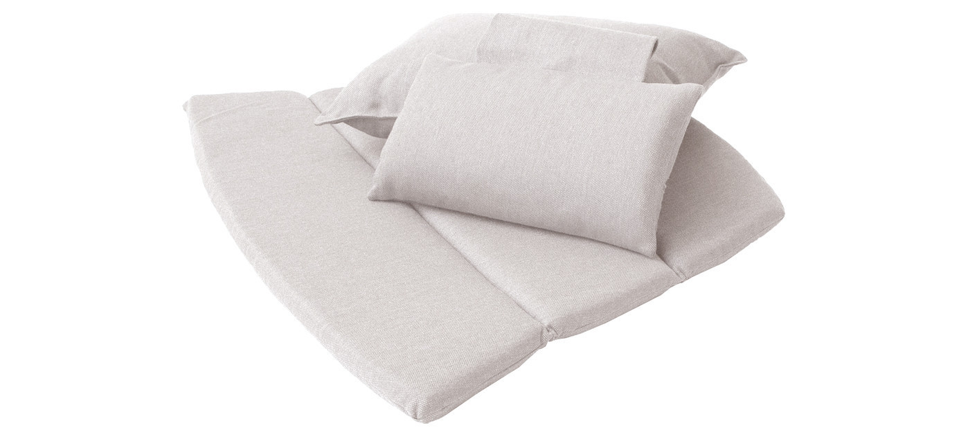 Cane-line Breeze highback chair cushion set, Natté Sand