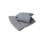 Cane-line Breeze set di cuscini per poltrona con schienale alto, Natté grigio