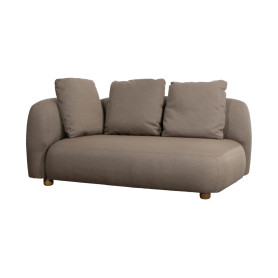 Cane-line Capture 2-seater sofa right module, taupe