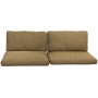 Cane-line Chester Kissenset für 3-Sitzer-Sofa, Rise Kurkumagelb
