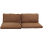 Cane-line Chester Kissenset für 3-Sitzer-Sofa, Rise Umbrabraun