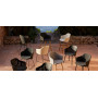 Cane-line Choice chair base with 4 legs (outdoor), aluminium