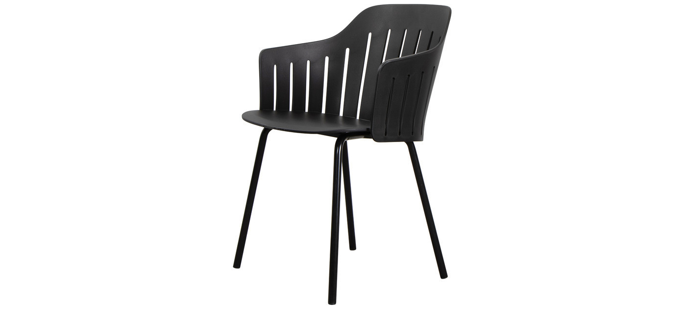 Cane-line Choice chair base with 4 legs (outdoor), warm galvanized steel