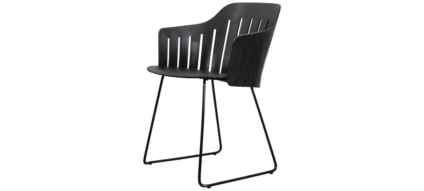 Cane-line Choice chair sled base (outdoor), warm galvanized steel
