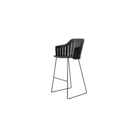 Cane-line Choice bar chair sled base (outdoor), warm galvanized steel