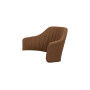 Cane-line Choice dining chair upholstery back cover (outdoor), Rise Umber brown