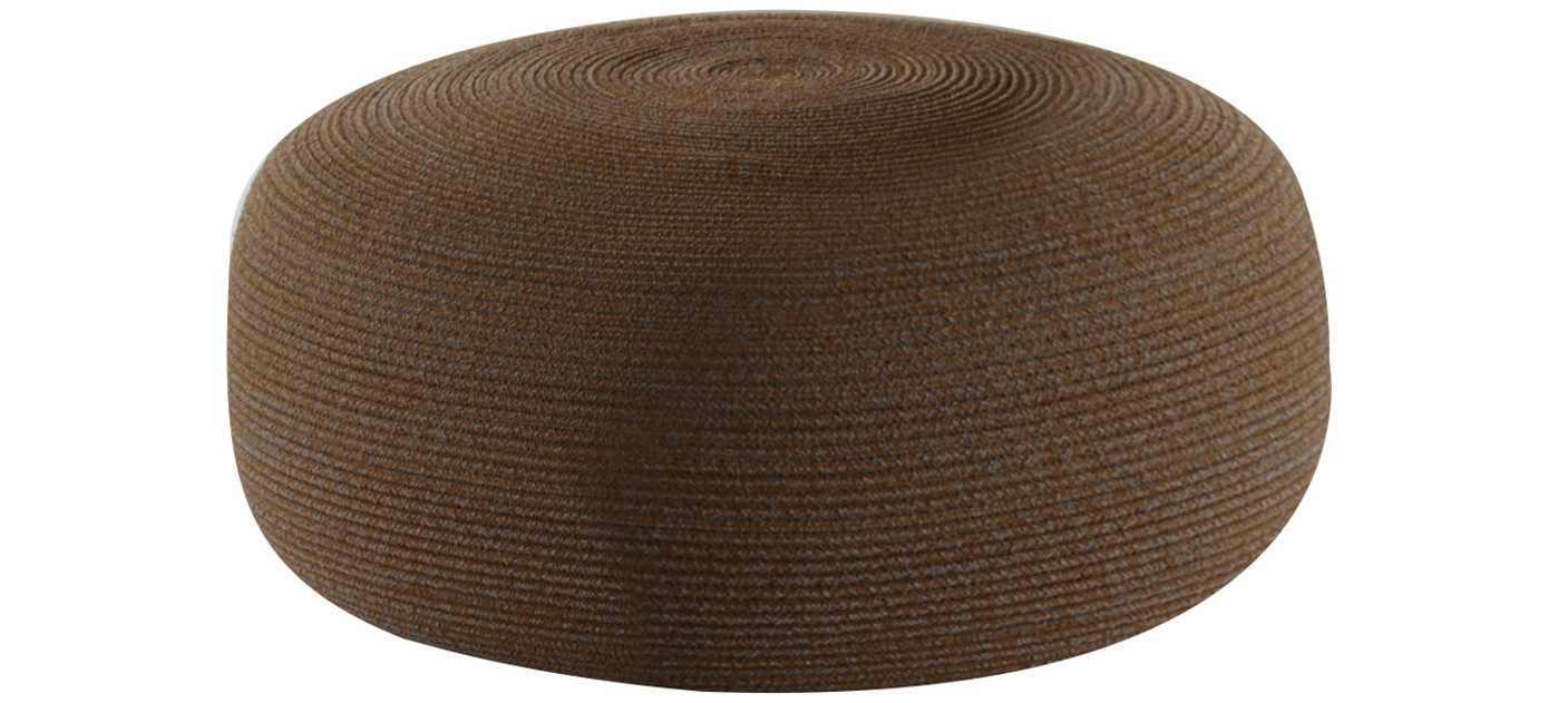 Cane-line Circle poggiapiedi, extra large, marrone terra d'ombra
