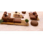 Cane-line Circle extra large footstool