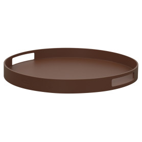 Cane-line Club round tray, desert red