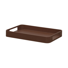 Cane-line Club rectangular small tray, desert red, Aluminium
