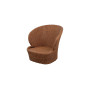 Cane-line Coast poltrona lounge girevole, marrone terra d'ombra
