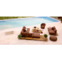 Cane-line Coast poltrona lounge girevole