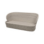 Cane-line Coast 2½-seater sofa, sand
